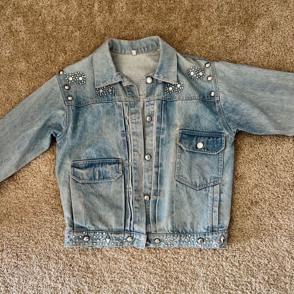 Studded Denim Jacket
